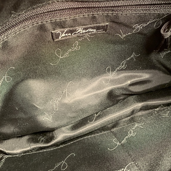 Lot of 2 VERA BRADLEY QUILTED BAGS BROWN & BLACK - Picture 3 of 7